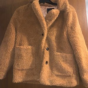 Fuzzy warm jacket size large